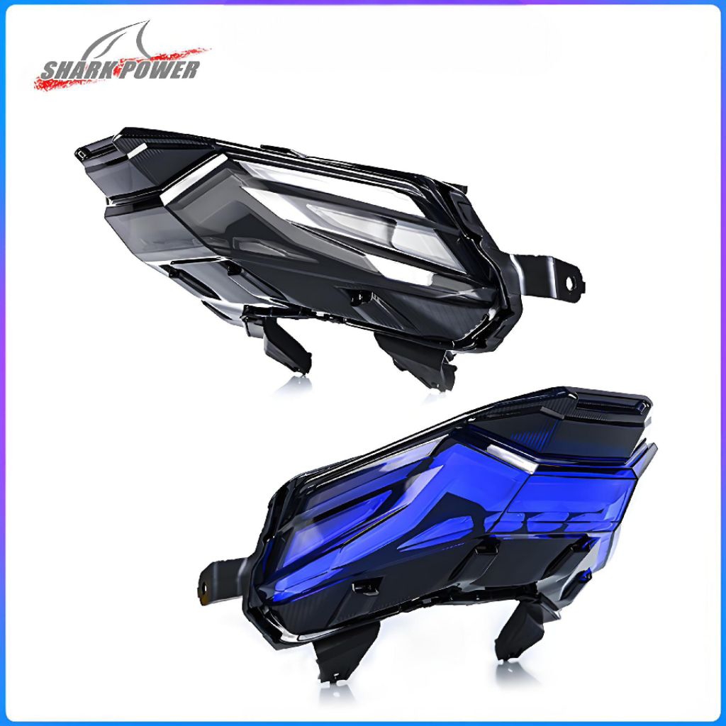 Shark Power Lampu Belakang Modifikasi CLICK160/VARIO160 LED Monokrom Termasuk Lampu Sein & Rem Motor