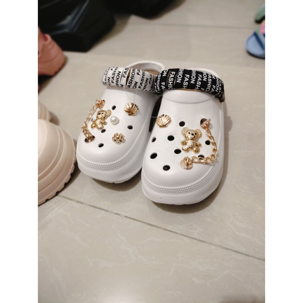 Sandal Wanita Baim Wedges Import Premium