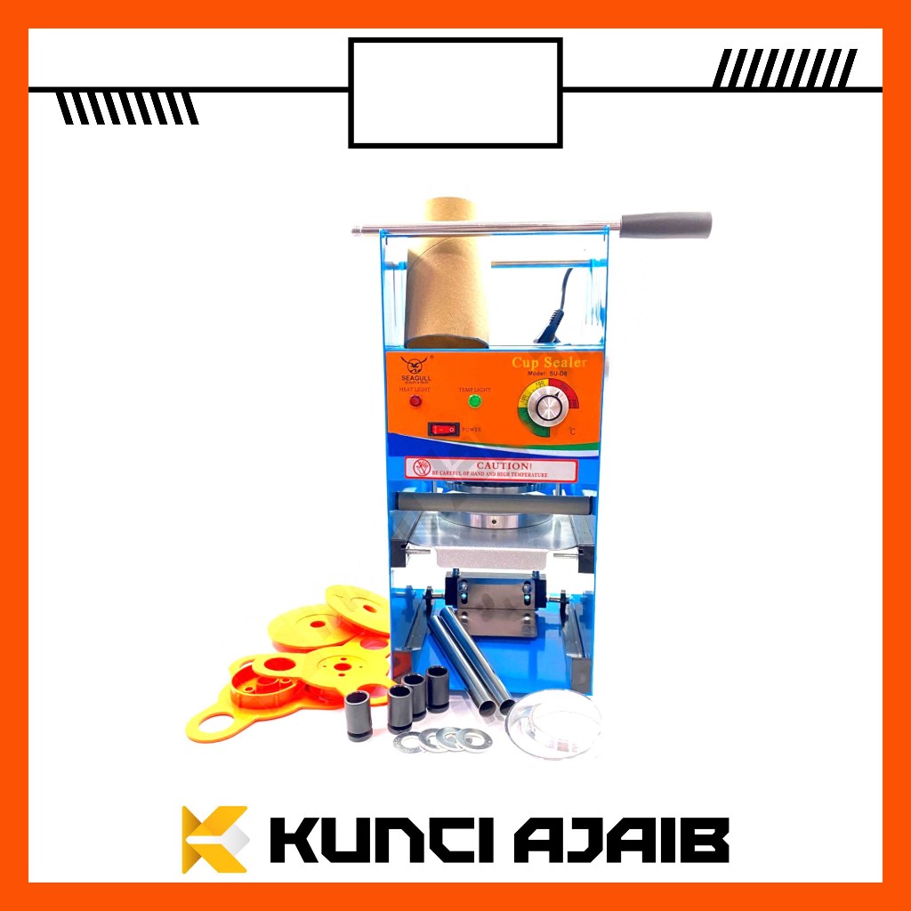 SEAGULL SU-D8 Cup Sealer 4 in 1 Gelas Tinggi 22 oz Manual Press Gelas Jumbo Plastik