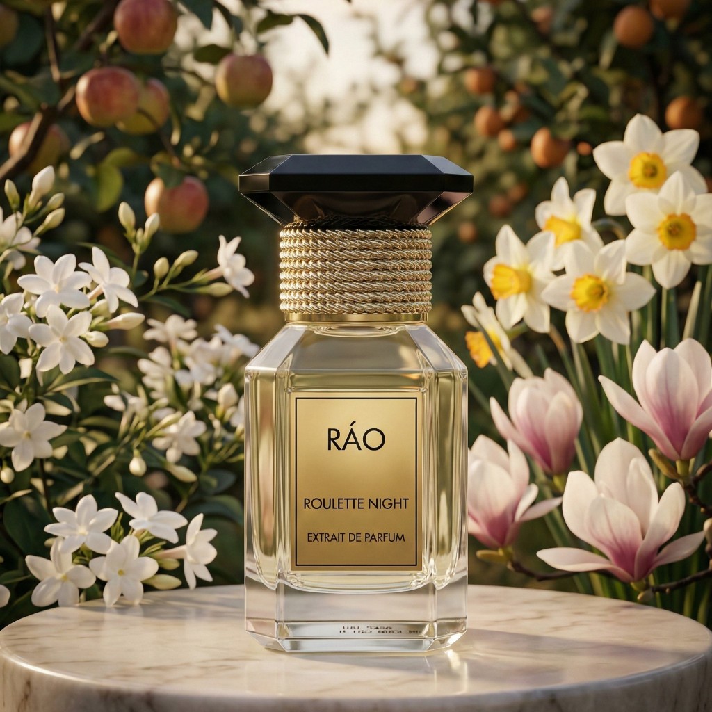 RAO Roulette Night – Extrait De Parfum Unisex Tahan Lama | Leather, Jasmine & Apricot
