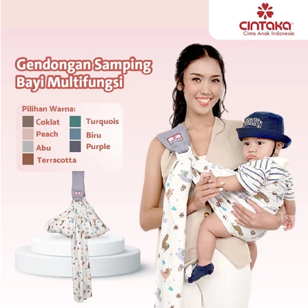 Cintaka Gendongan Samping Bayi/Gendongan Sling Bayi Dolphin