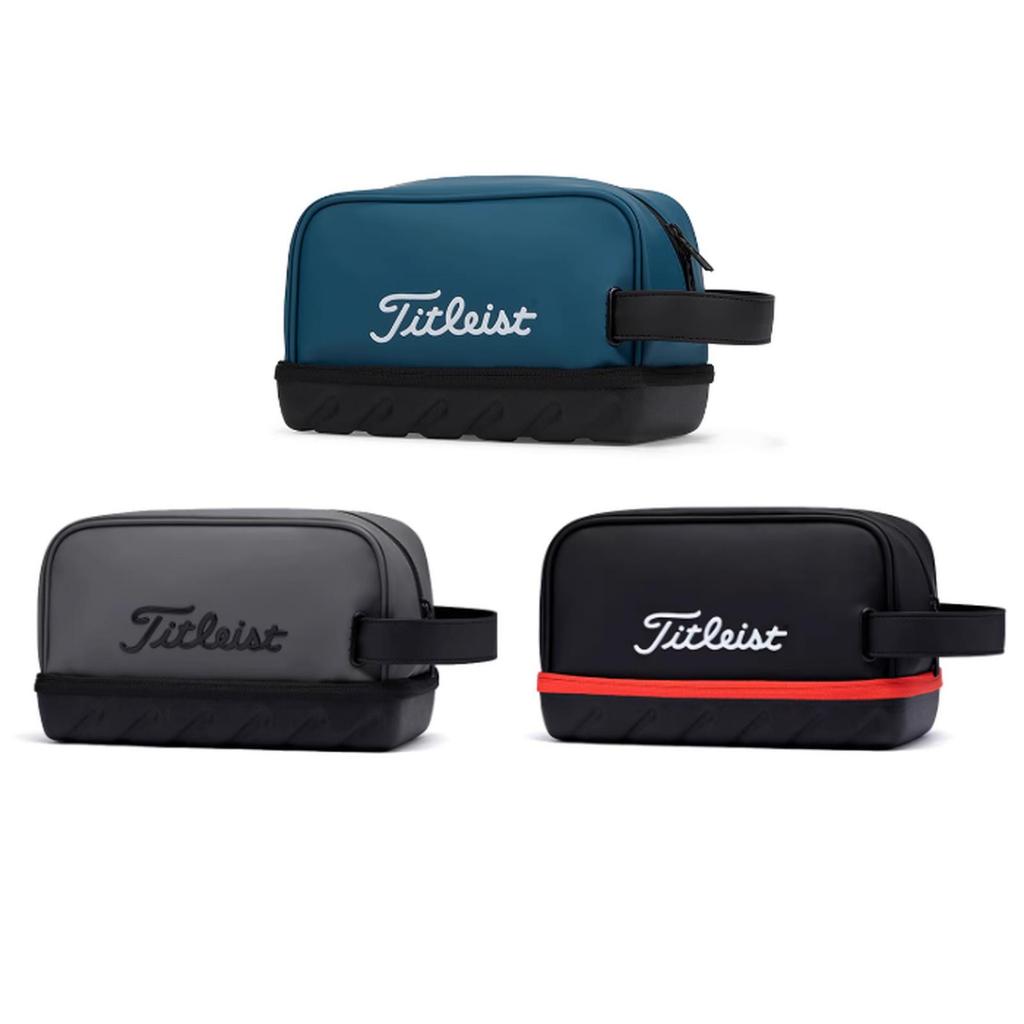 Bola Golf-Pouch Golf Tas Bola Golf Serbaguna Pouch Kulit Halus Bahan Nilon Tas Bola Golf Pouch Serba