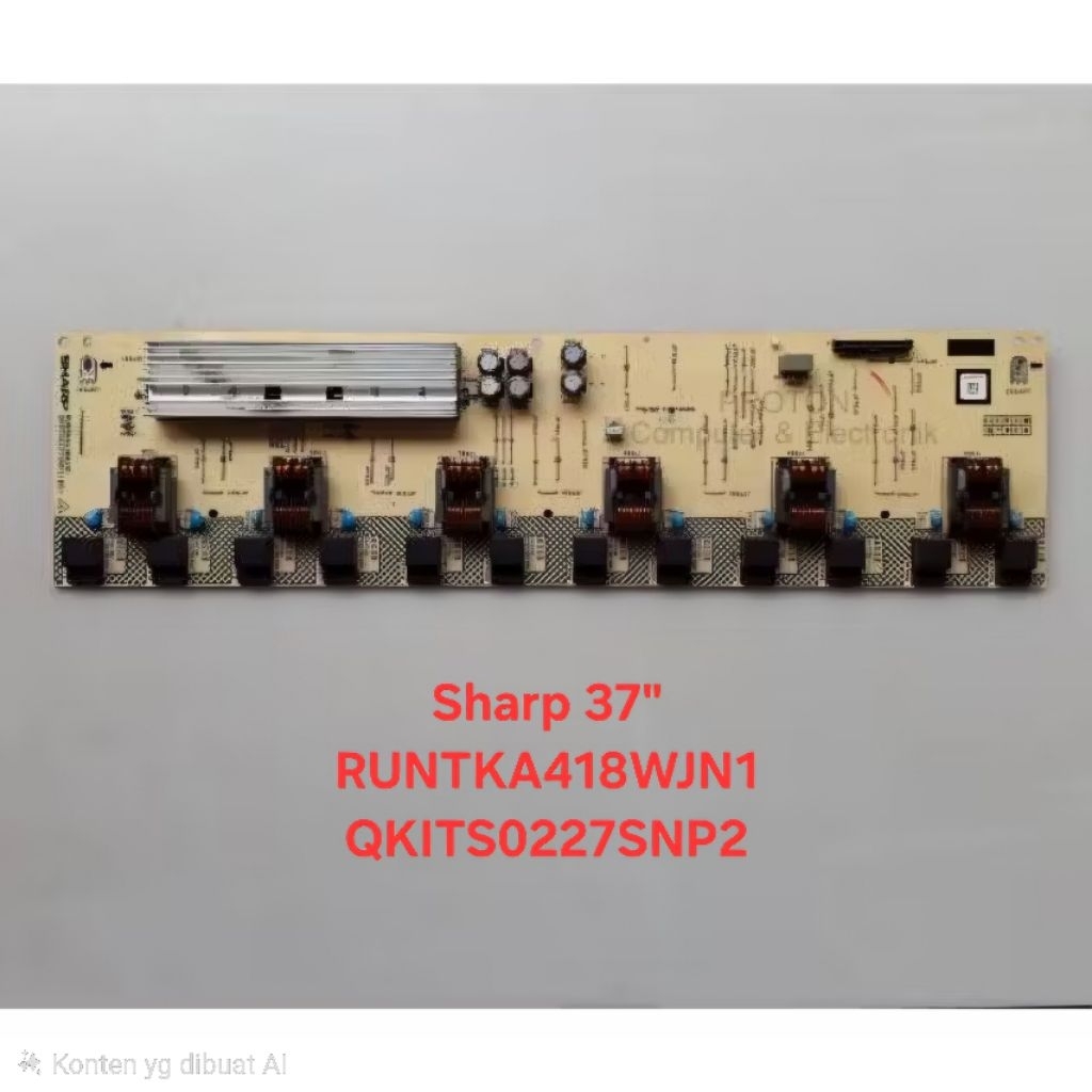 Inverter Lampu Backlight TV Sharp Aquos LC-37SB24U LC-37D44U LC-32SB23U LC-37A33ML LC-37A33T Mesin L