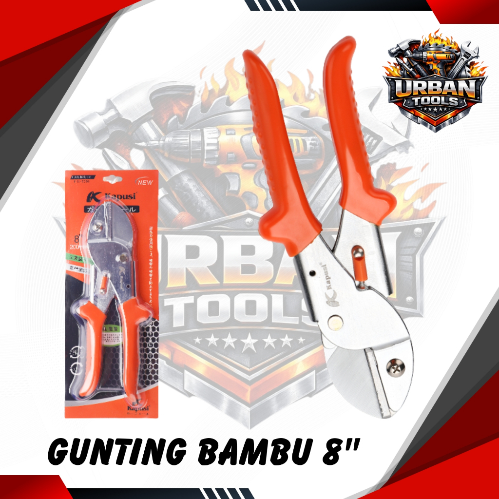 Kapusi Gunting Bambu 8 Inch Serbaguna K-8780