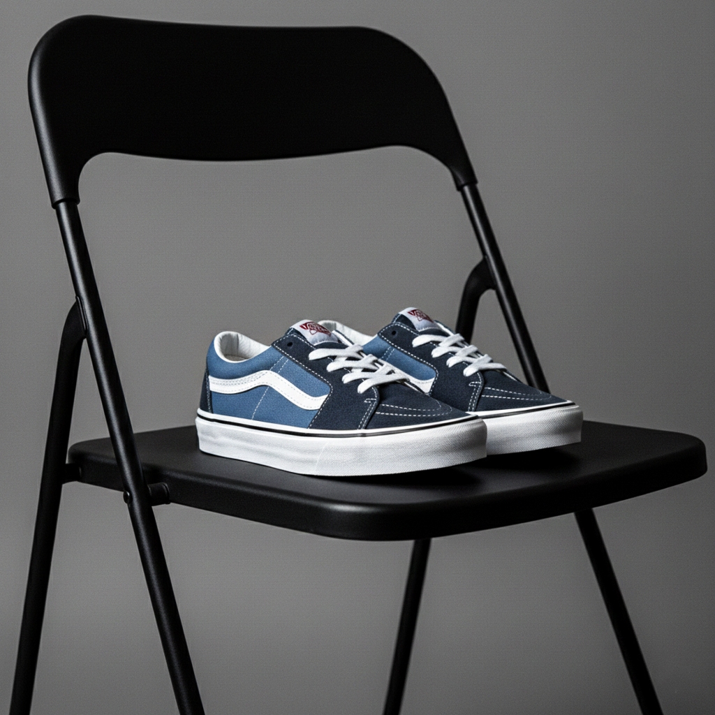 Sepatu Vans Sk8 Low Classic Navy Original