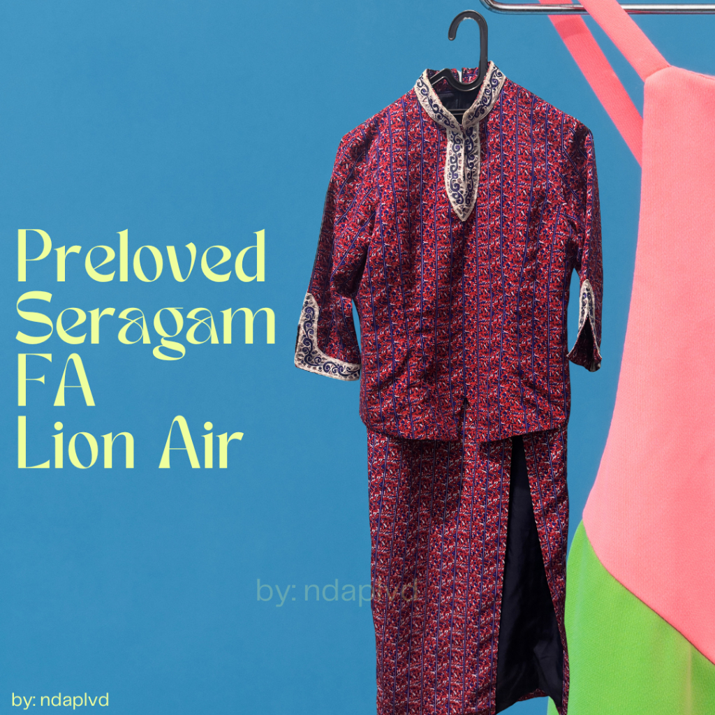 Seragam Pramugari FA Lion Air Original Preloved 1 Set Cabin Crew Flight Attendant Uniform