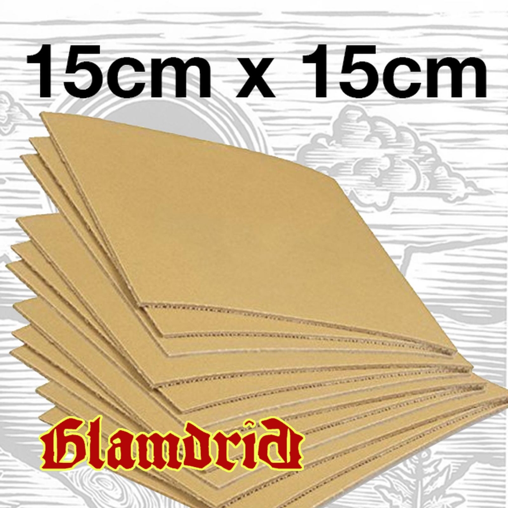 Karet lino / Linoleum untuk seni grafis - Printmaking ukuran 15cm X 15cm