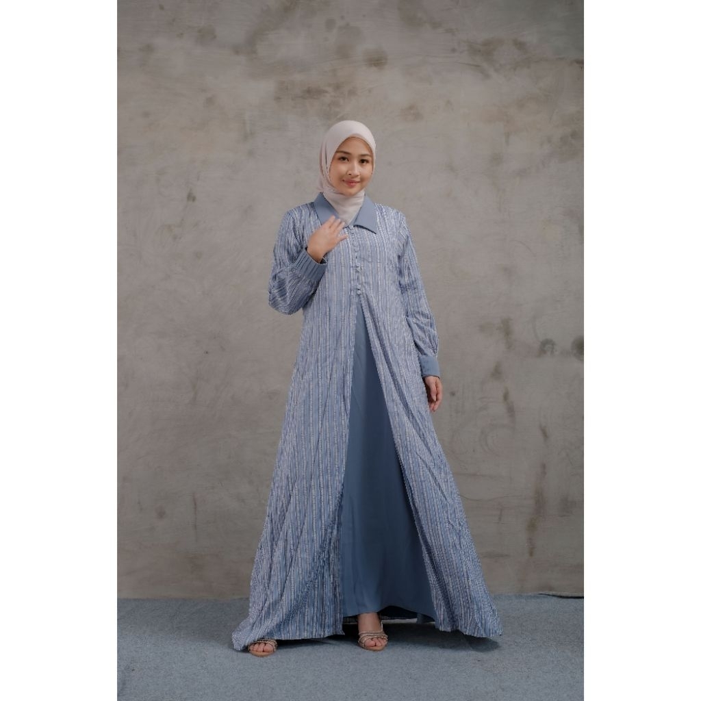 QONITA BATIK | OUTER LAFIZA | OUTER WANITA | DRESS BATIK ELEGAN