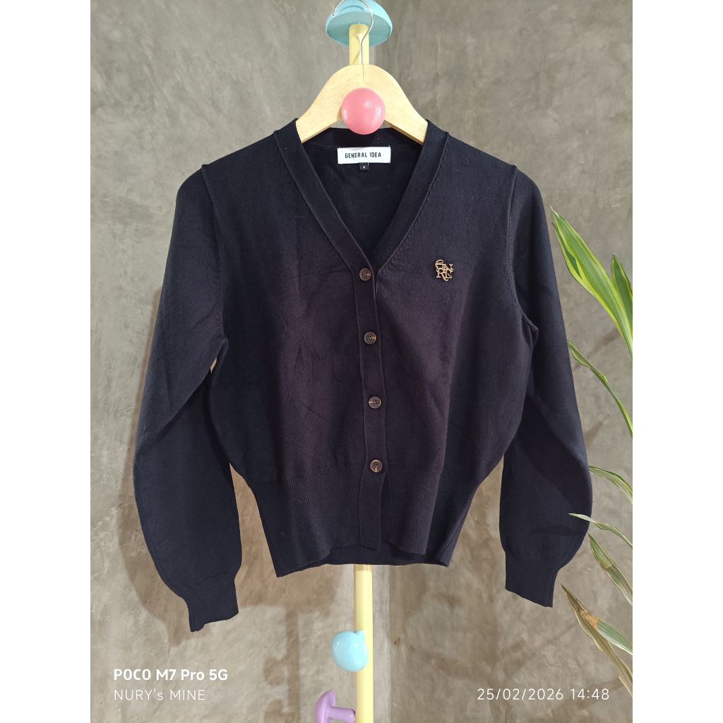 General Idea Cardigan Hitam Baru