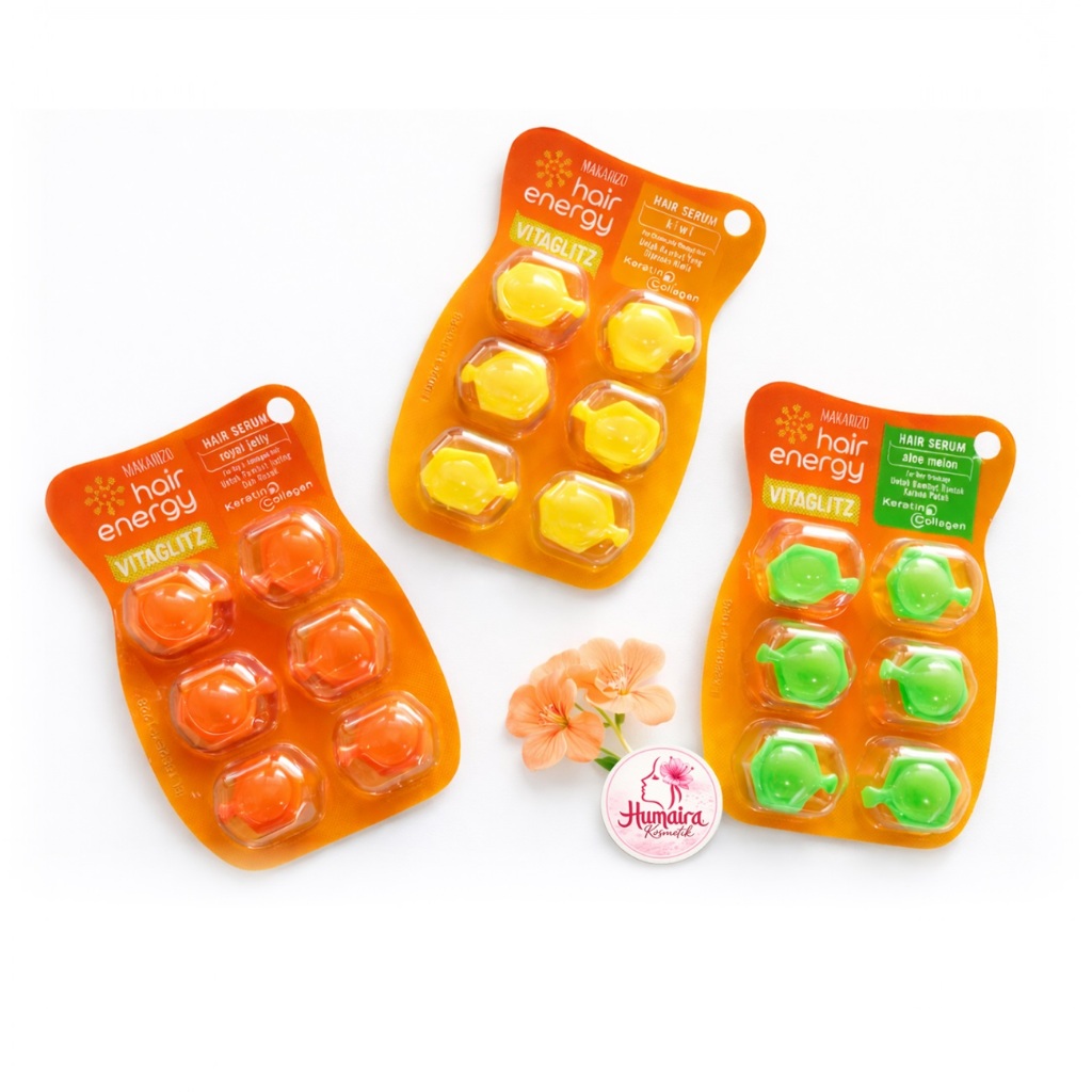 Vitamin Rambut Makarizo Hair Energy Vitaglitz Hiar Keratin Serum