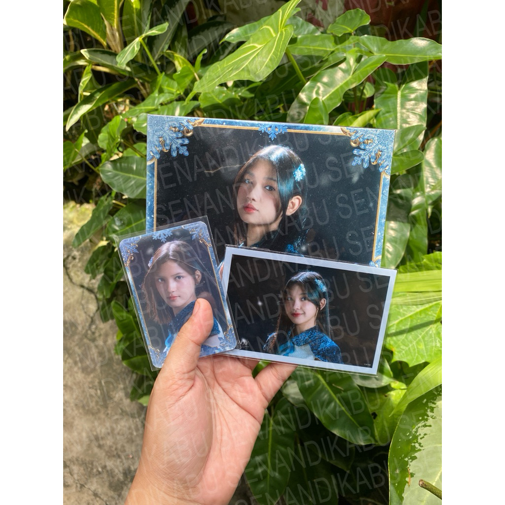 Benefit The First Snow JKT48 Intan Virgi Ekin Postcard Photocard Polaroid OFC