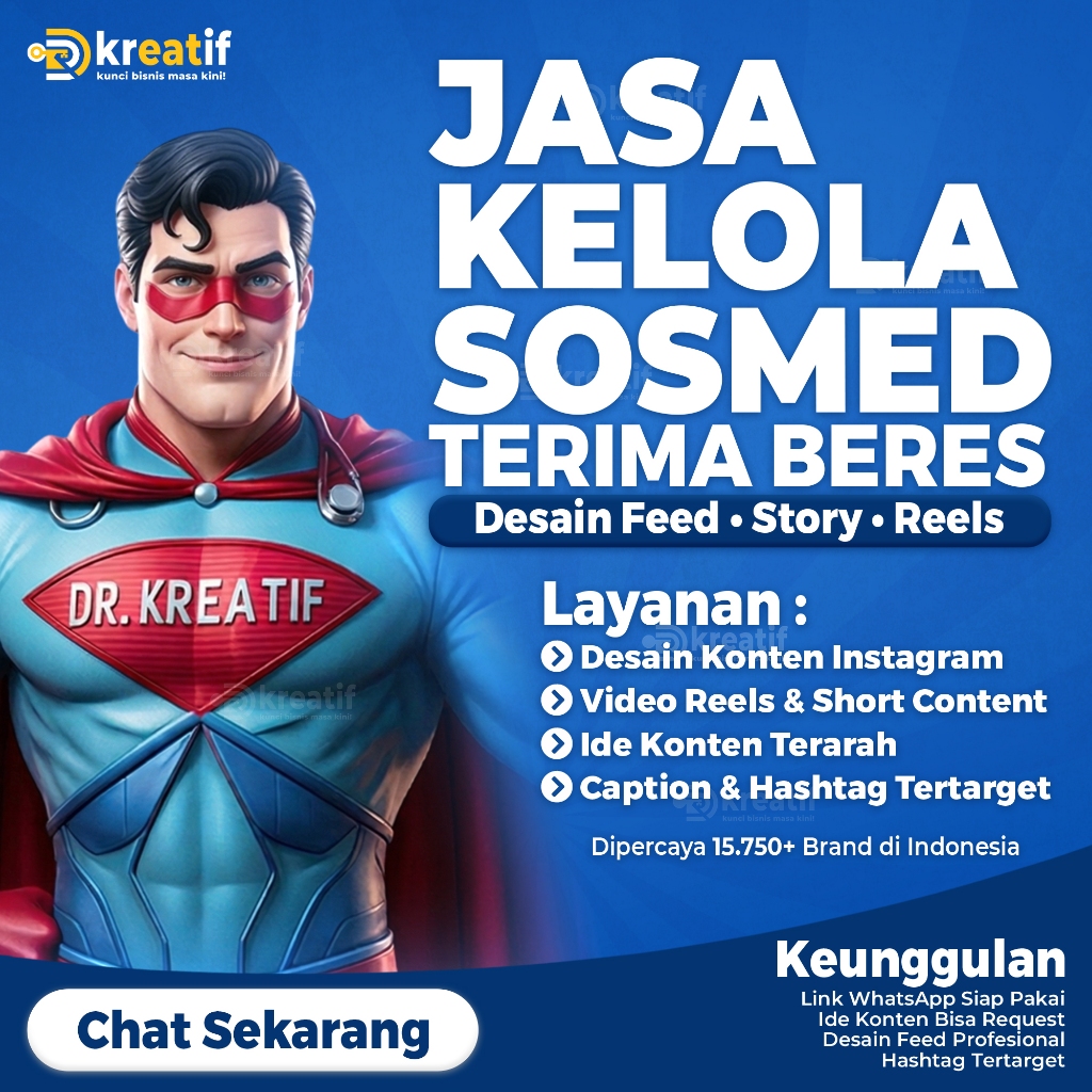 Jasa Kelola Sosmed Instagram Profesional Feed Story Reels – Konten Terarah | DR Kreatif