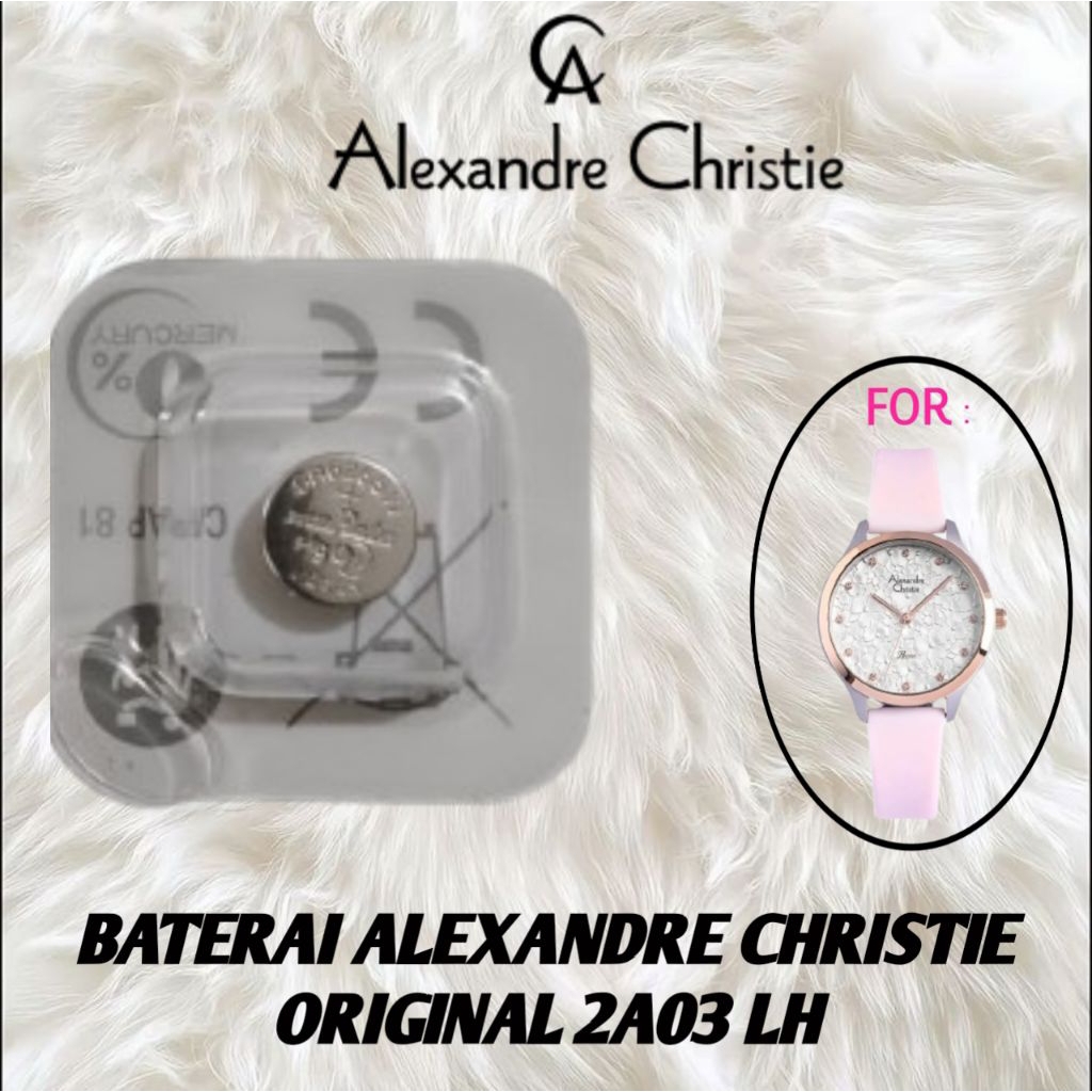 baterai Alexandre Christie original 2A03 LH