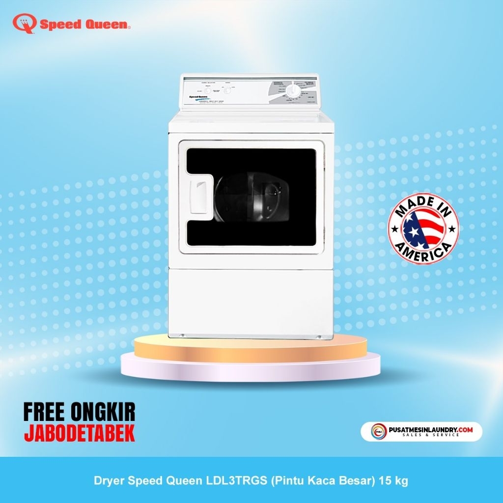 Dryer SpeedQueen LDL3TRGS/LDL3TRGW15 Kg (Gas)