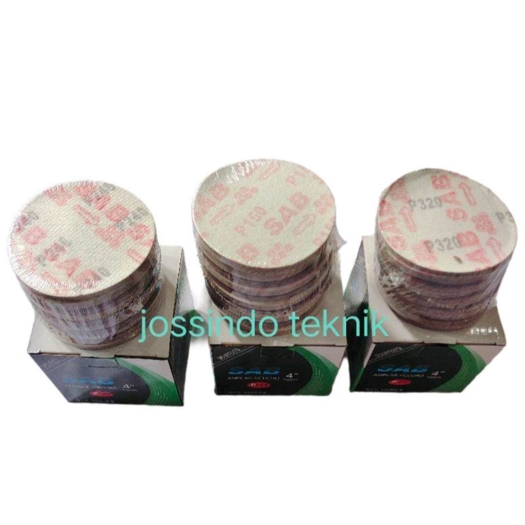 SAB AMPLAS VELCRO 4" / SAB AMPLAS TEMPEL 4"