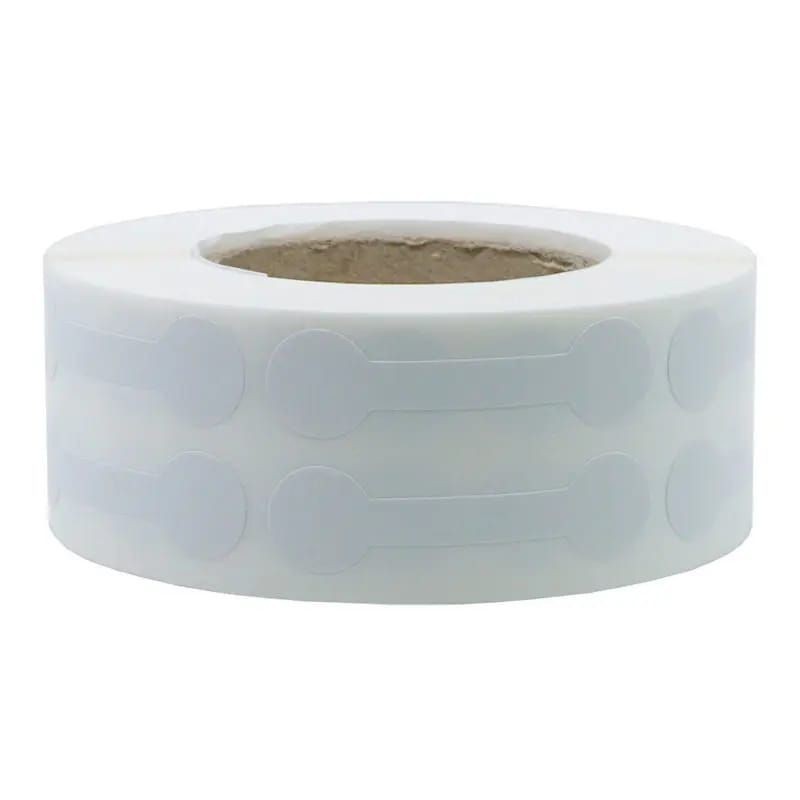 500 Pcs/Roll Label Harga Perhiasan Label Stiker Perekat Diri Label Perhiasan Emas Dumbell Tag Kalung