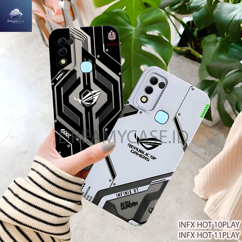 Soft Case INFINIX HOT 11PLAY / HOT 10PLAY MOTIF Karakter Cute - Case Keren - Casing Kekinian Case Hp