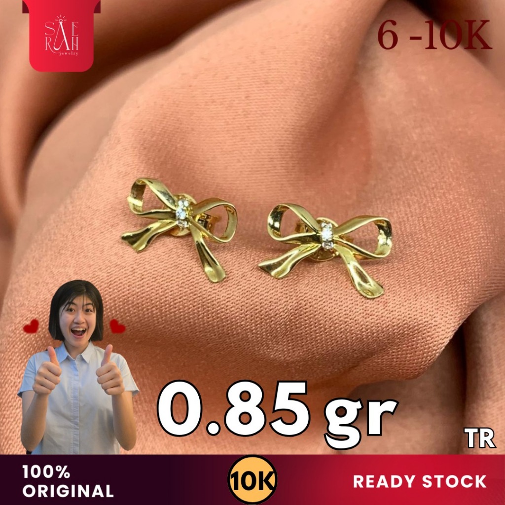 Tindik Emas 10K - Toko Emas Saerah - 0.85 Gram 265