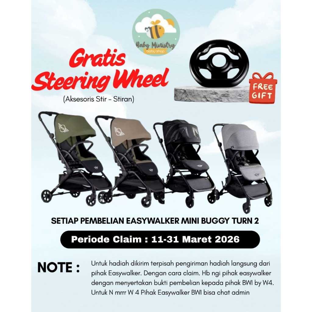EASYWALKER MINI BUGGY TURN 2 READY STOCK   / EASY WALKER MINI BUGGY TURN EASYWALKER MINI  / BUGGY / 