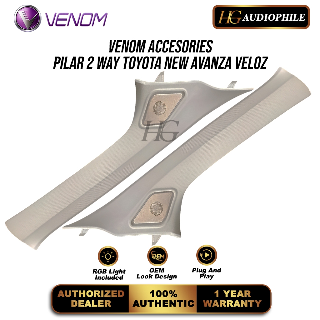 Venom Pilar 2 Way Oem All New Avanza & Veloz Lampu Rgb Plug And Play