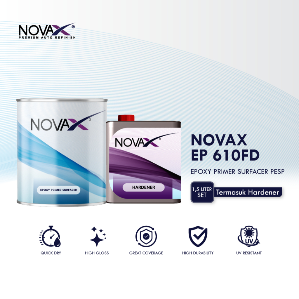 Novax Epoxy Primer Surfacer (PSEP) EP 610 FD - L Set Grey/White