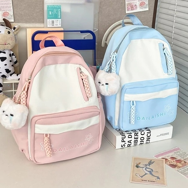 *Liontin Gratis*korea tas ransel wanita lucu tas sekolah wanita tas sekolah kecil wanita korea