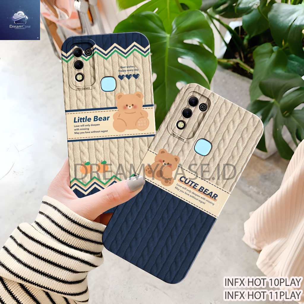Soft Case INFINIX HOT 11PLAY / HOT 10PLAY MOTIF Karakter Cute - Case Keren - Casing Kekinian Case Hp