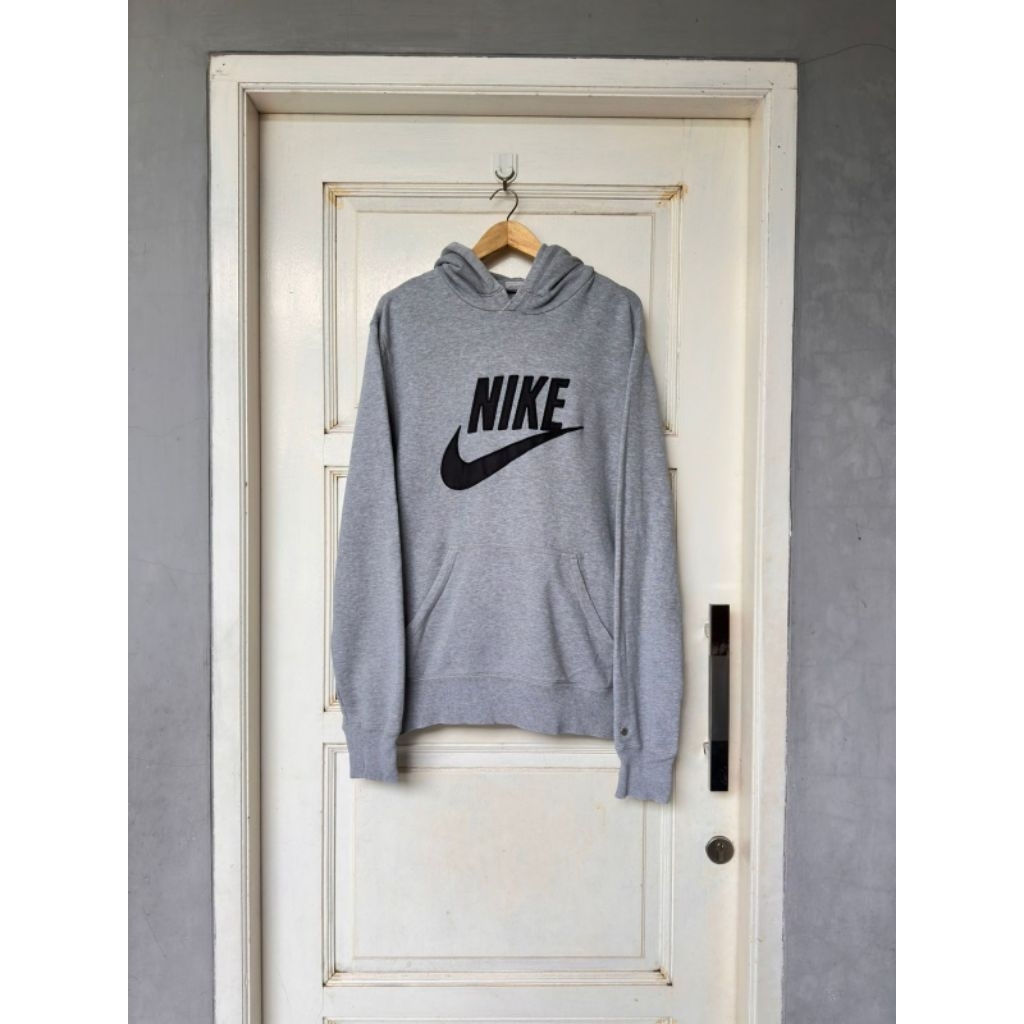 Nike Big Swoosh Grey Hoodie