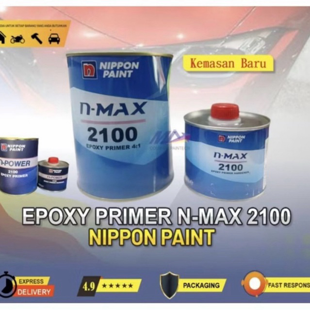 Nippon Epoxy Primer  N-Power 2100 + Hardener 1liter set