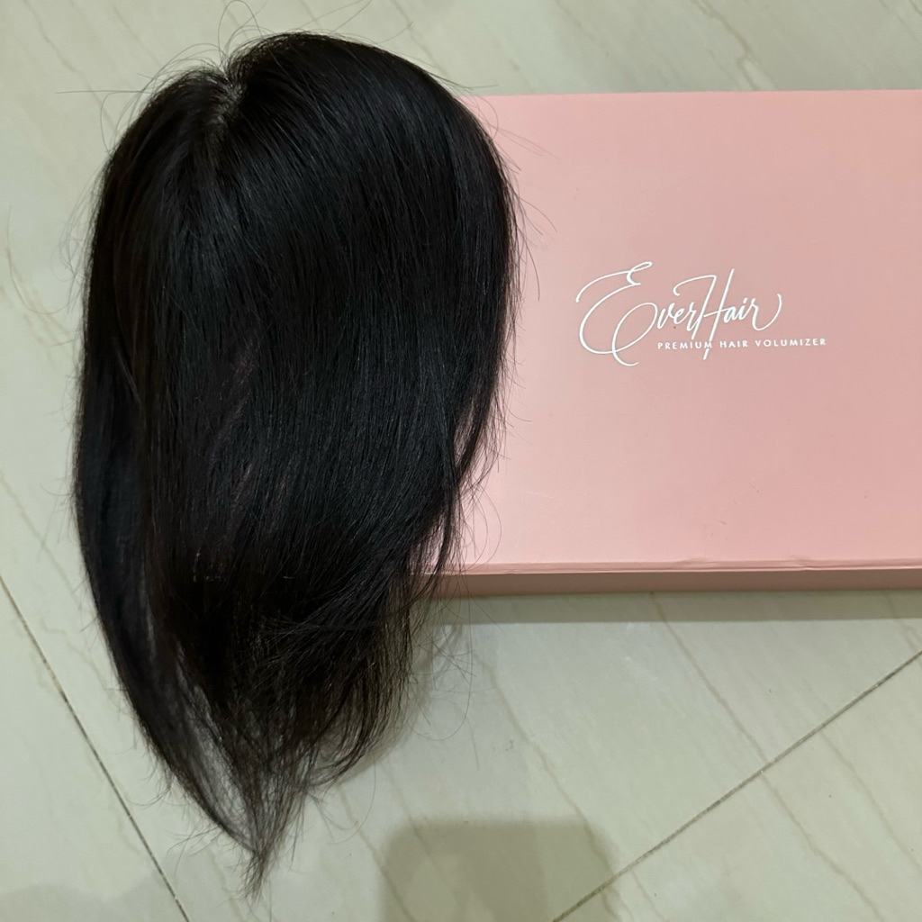EVERHAIR Skin topper / toupee 100% human hair Preloved