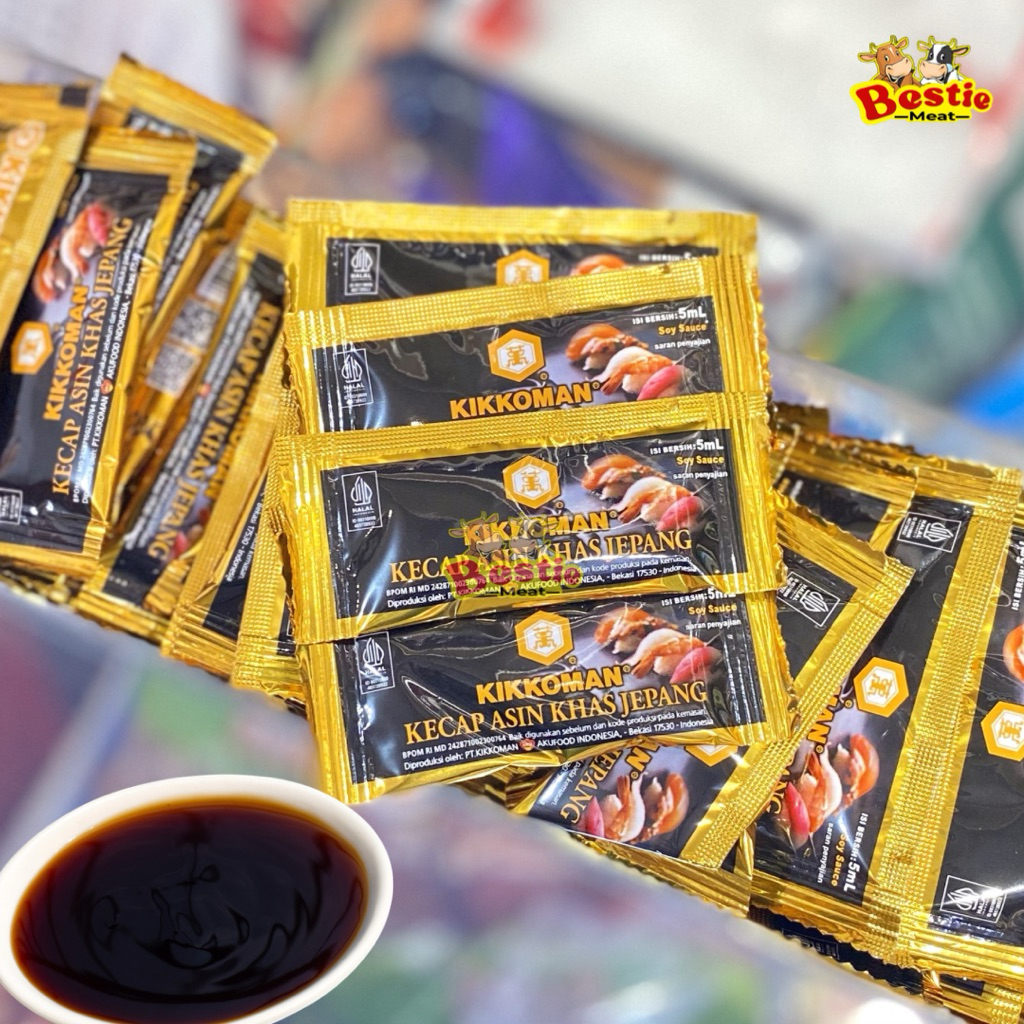 Kikkoman Soy Sauce Kecap Asin Jepang Sachet