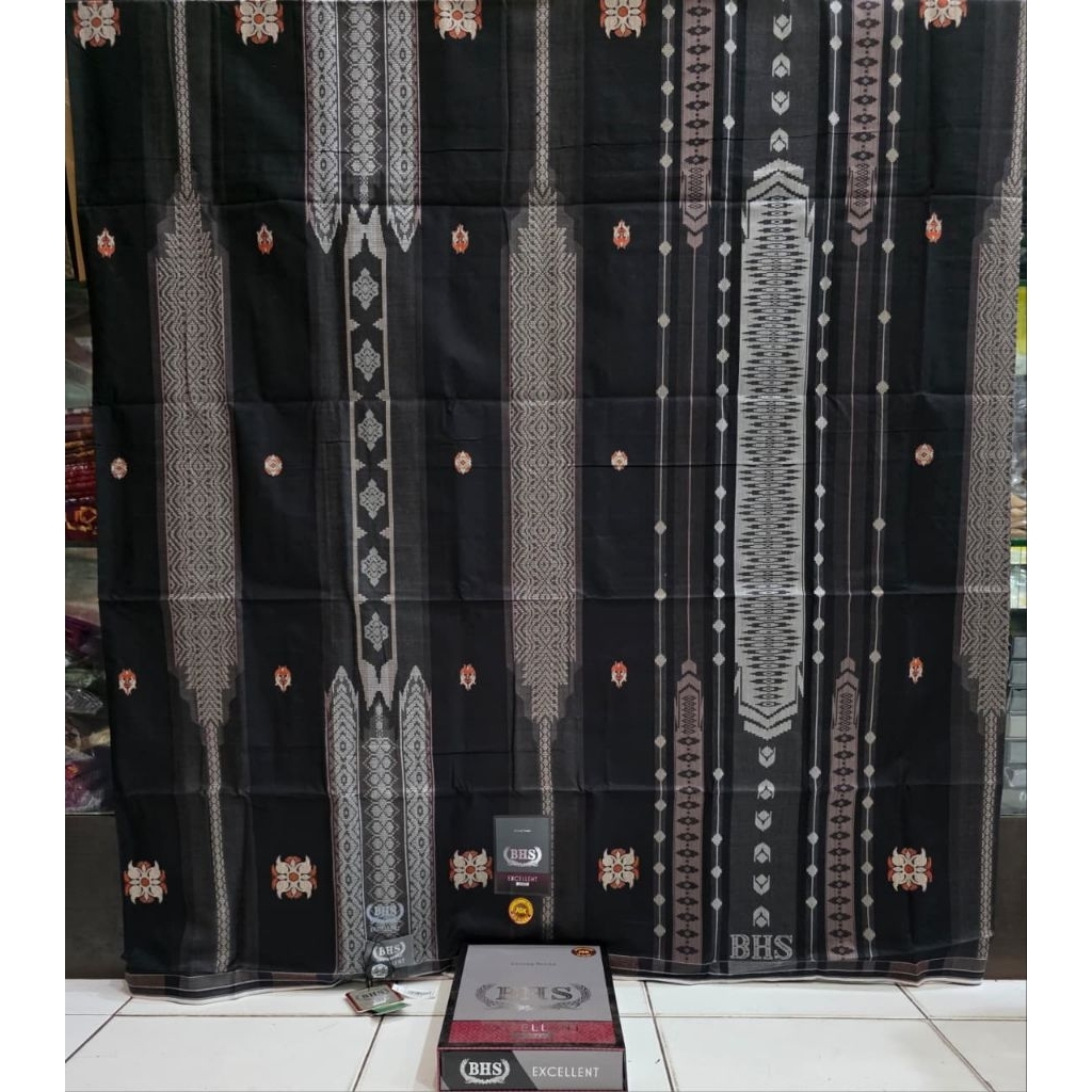 Sarung BHS Excellent Mercerized JACQUARD Motif JGB JGT JTB JGK JGS JSK JGE JGR Silver