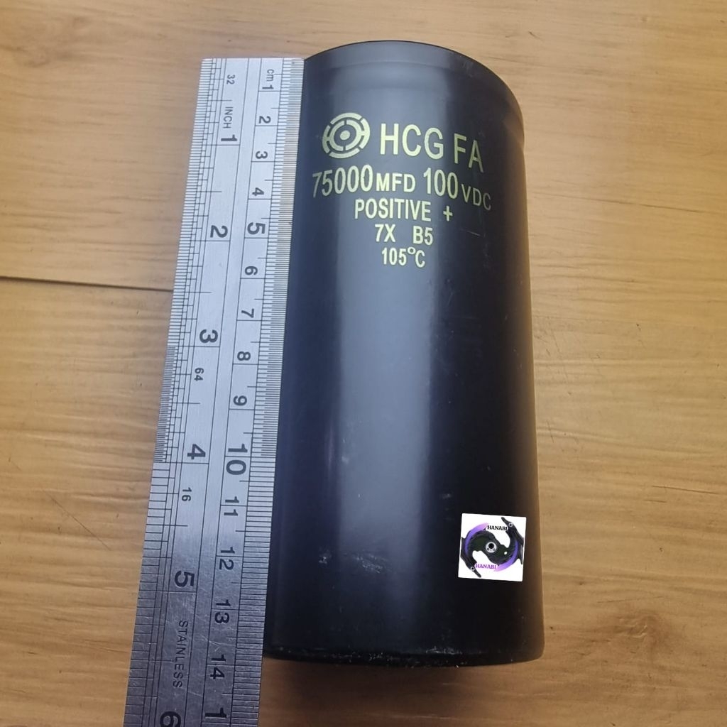 Elco 75000uf 100v Elko 75000 uf 100 volt HCG