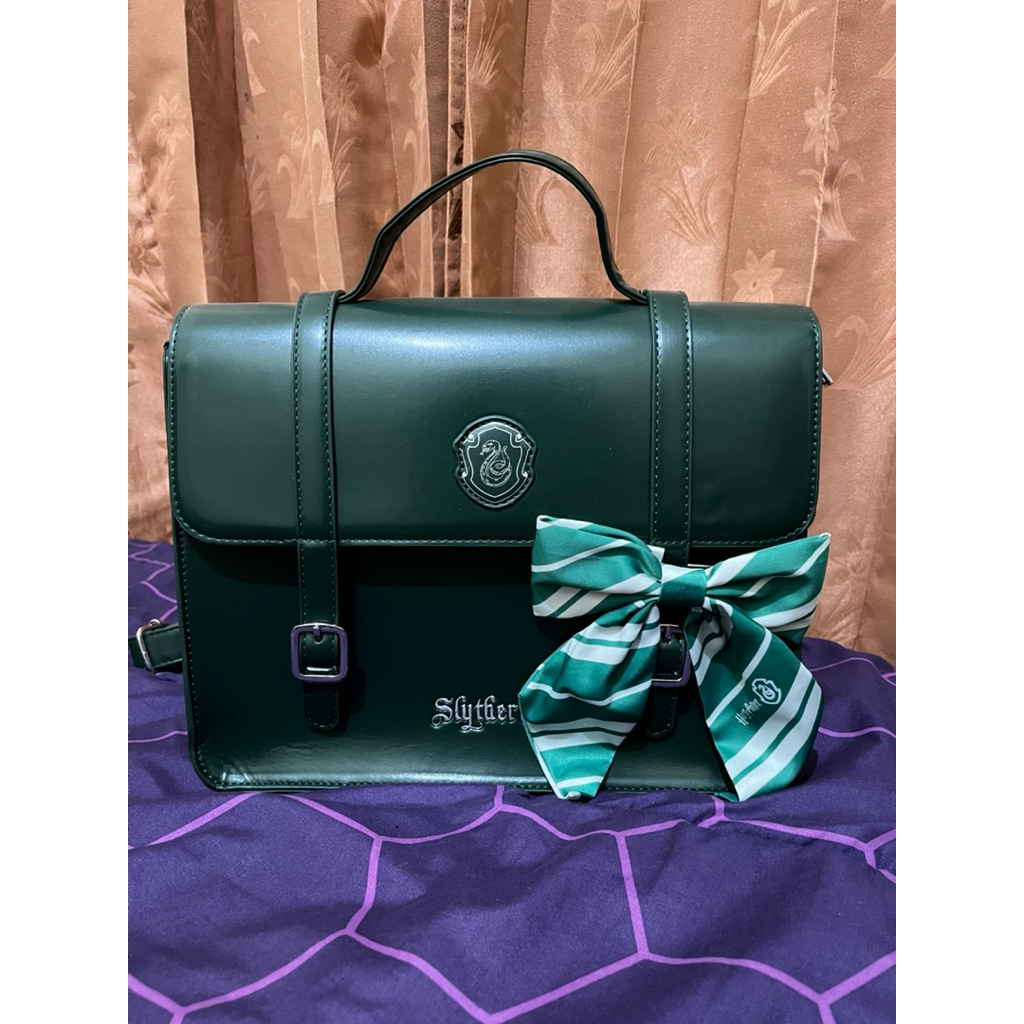 [PRELOVED] Backpack Miniso Harry Potter Slytherin + Pita