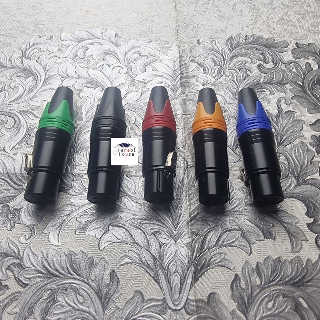 Soket Canon XLR 3pin Soket Female Cewek Kualitas Bagus