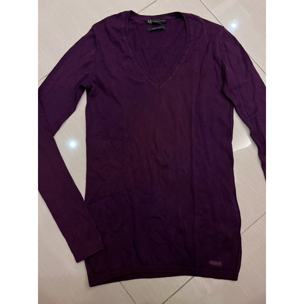 AUTHENTIC ARMANI EXCHANGE woman sweater size S / original ARMANI EXCHANGE sweater lengan panjang wan