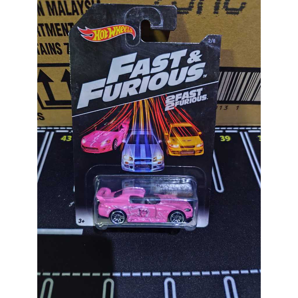Hot wheels Card lama Fast & Furious Honda S2000 Pink