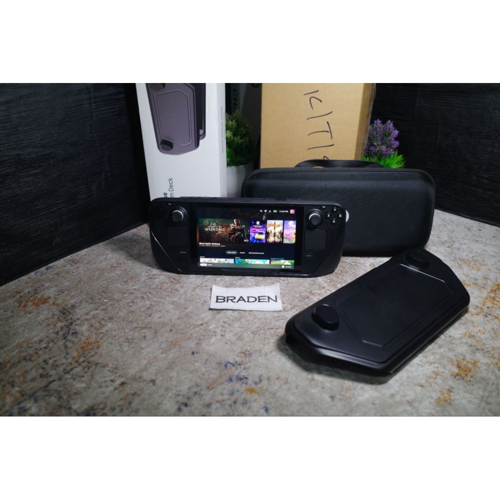 steamdeck lcd 1tb fullset bonus mod case jsaux