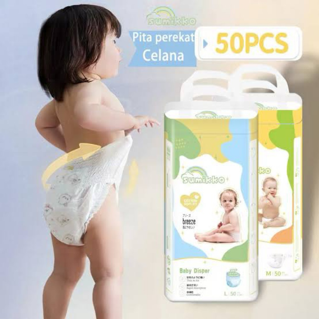 PAMPERS PANTS SUMIKKO CELANA / POPOK BAYI DAN ANAK / PAMPERS BAYI POPOK S50 M50 L50 XL50 XXL50 XXXL 
