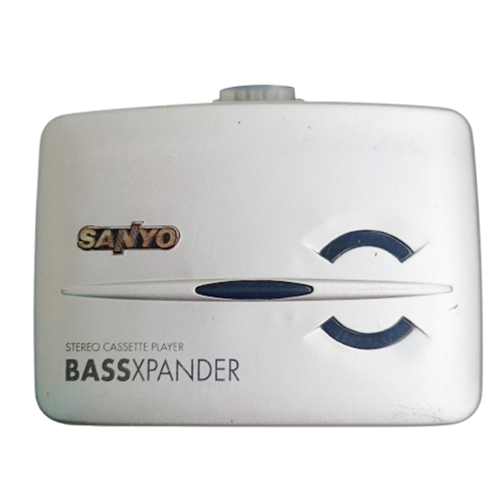 audio - walkman sanyo vip-110 stereo cassette tape player - pemutar kaset pita"