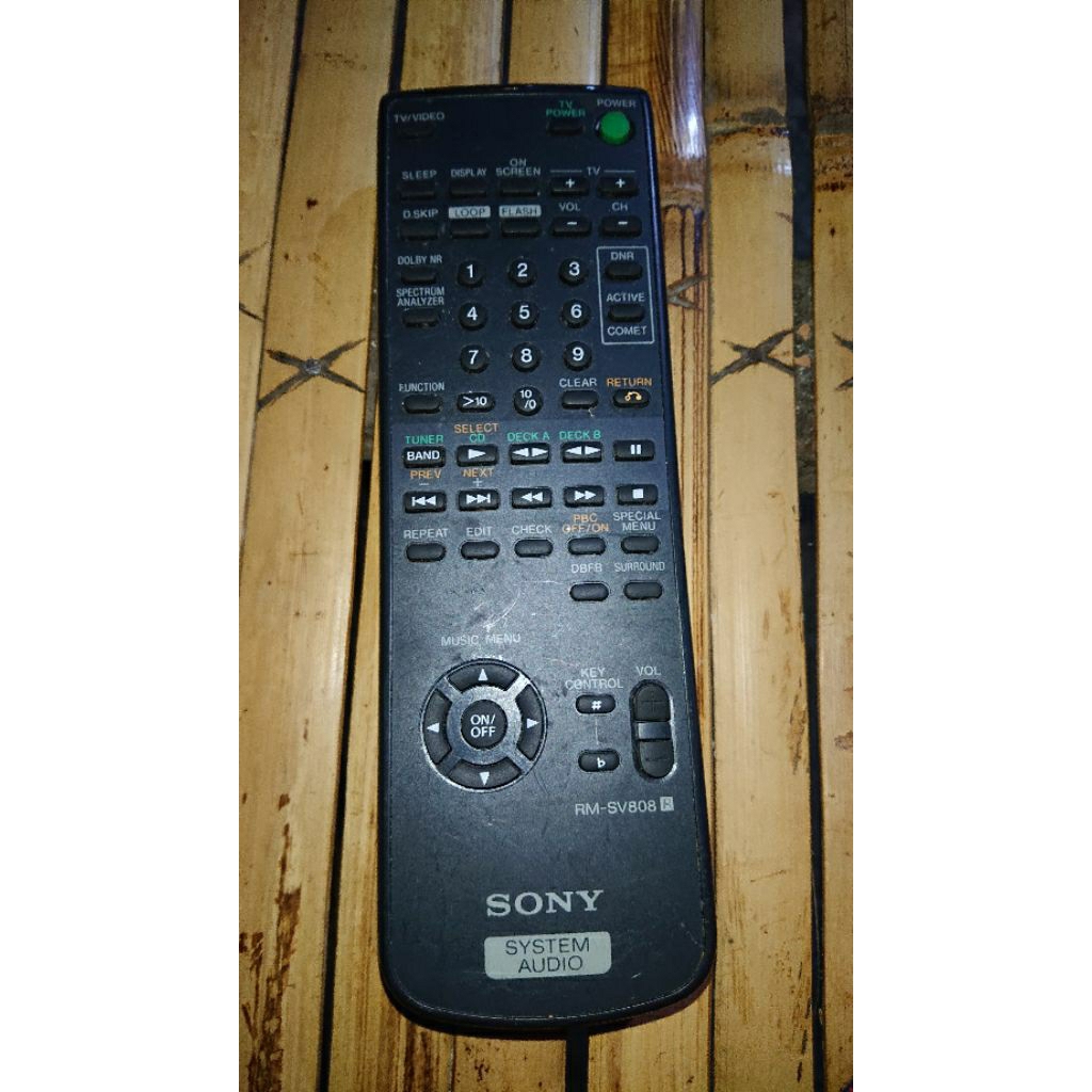 Remote Audio System compo Hifi Sony RM SV808 original