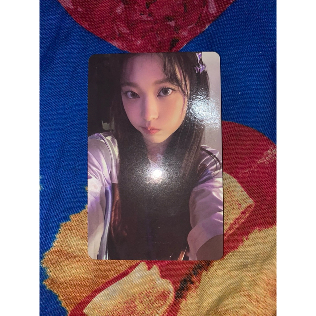 photocard haerin newjeans bunny get up beach bag ver