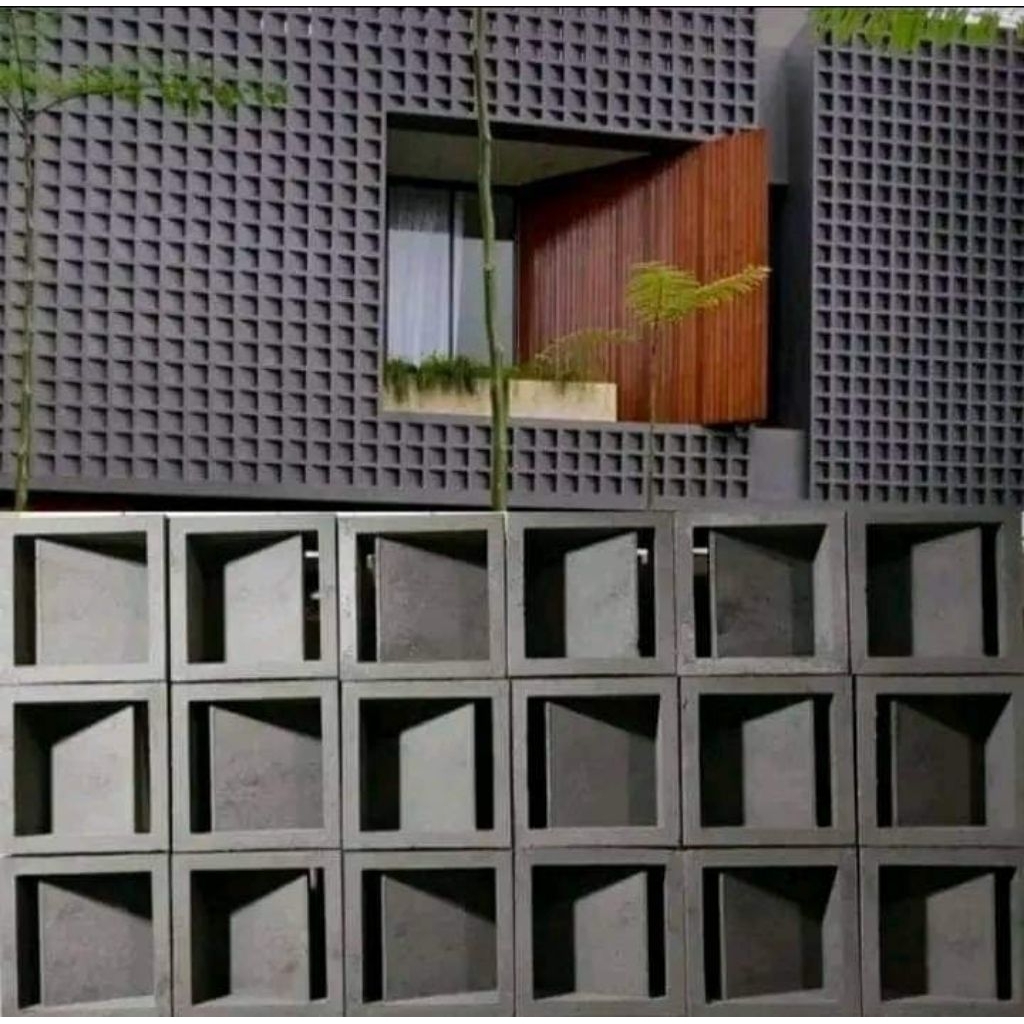 Roaster Beton Roster Minimalis Sirkulasi Udara Lubang Angin