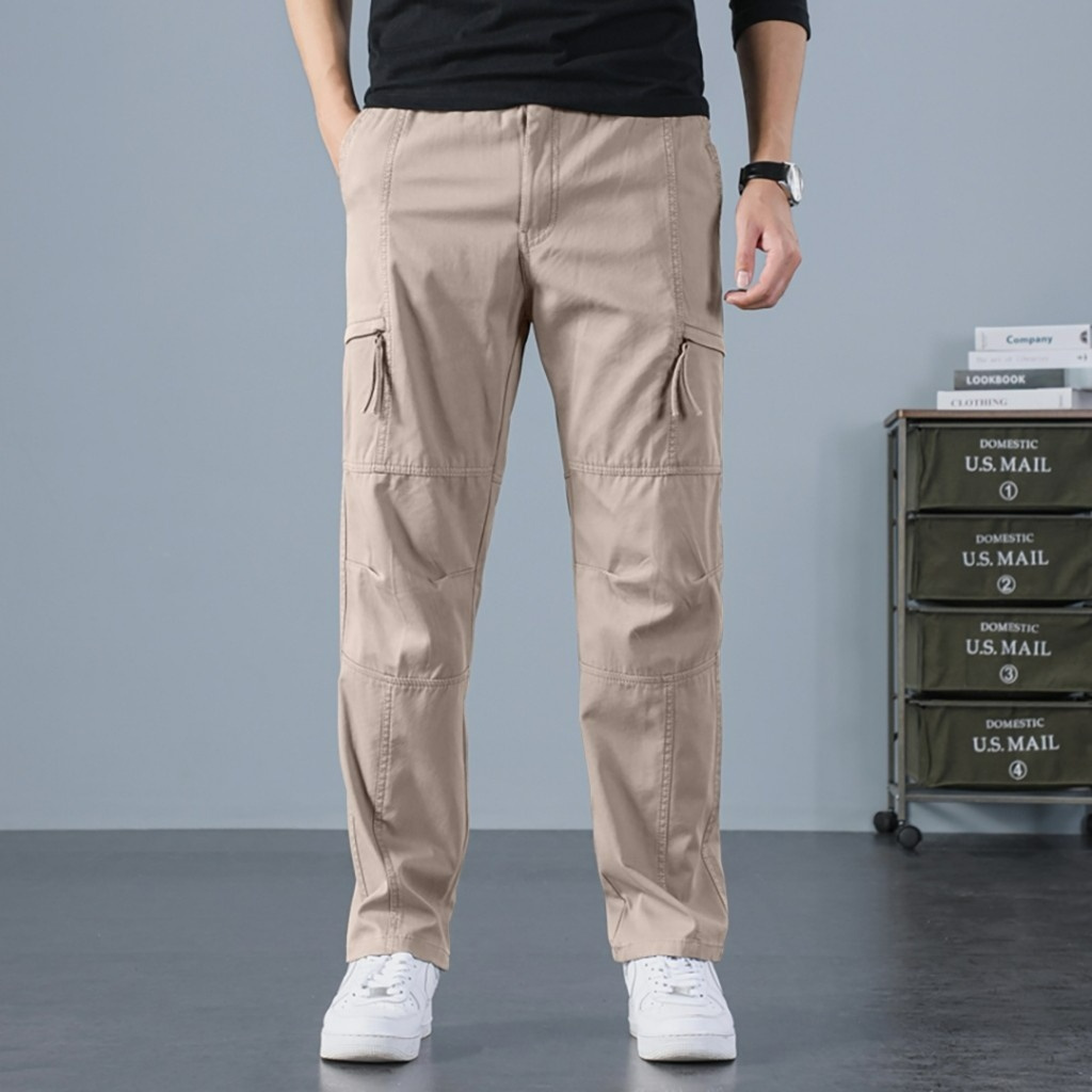 MATVEI Celana Pria Paul ORI Casual Style Untuk Aktivitas Harian | celana cargo pria celana panjang p