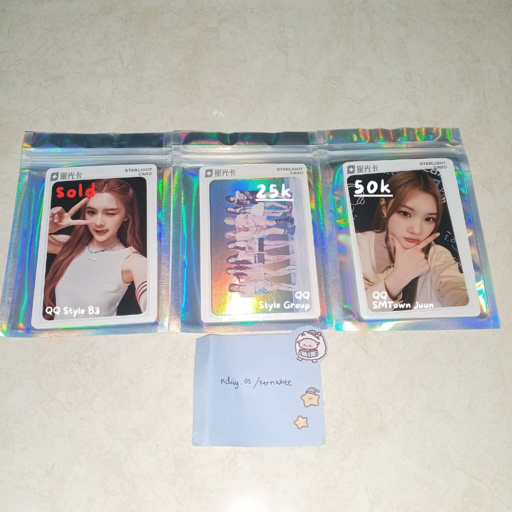 OFFICIAL PHOTOCARD QQ MUSIC HEARTS2HEARTS STYLE & QQ MUSIC SMTOWN JUUN