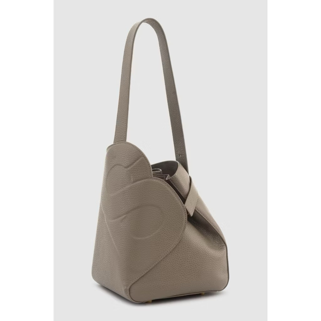 tas britney buttonscarves medium taupe ghw