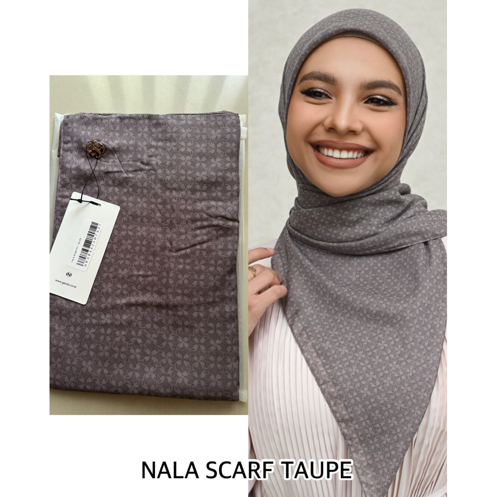 NALA SCARF TAUPE GEULIS