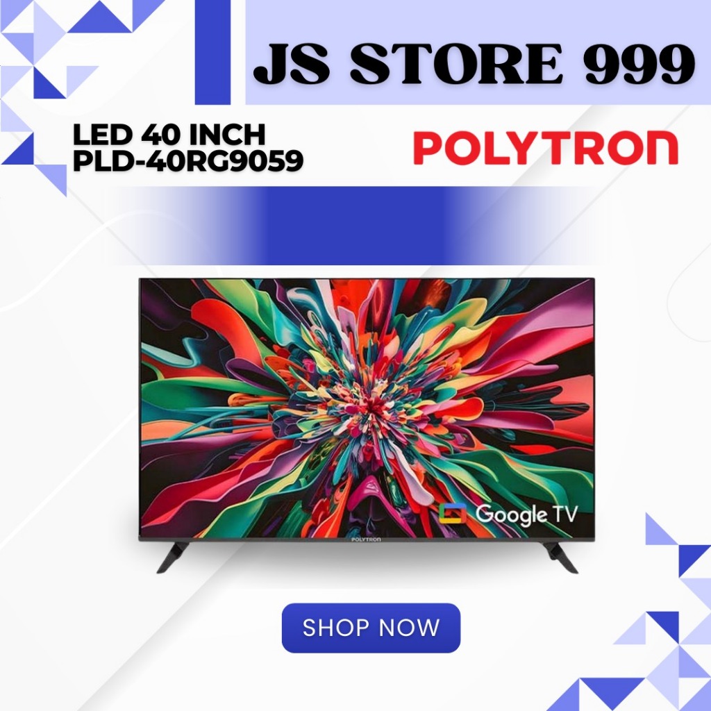 LED TV Polytron Smart Cinemax Google TV 40 Inch - PLD 40RG9059 GARANSI RESMI