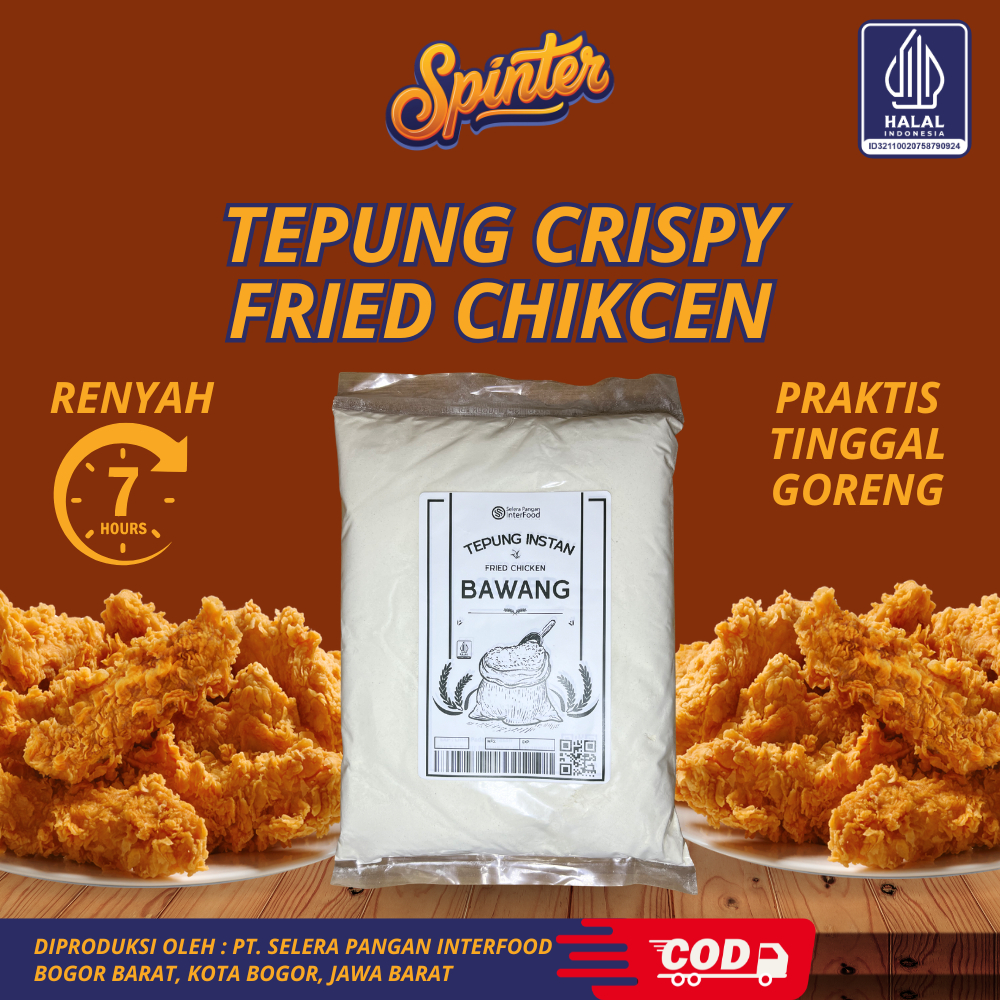 NEW Tepung Bumbu Fried Chicken aroma Bawang praktis kemasan 1kg