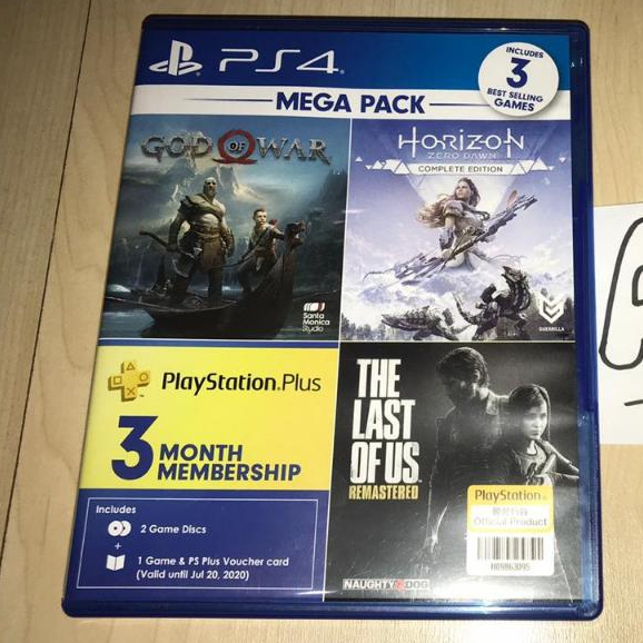 [PS4] God of War + Horizon Zero Dawn Complete Edition Bundle (GOW HZD CE) Megapack Mega Pack BD Kase